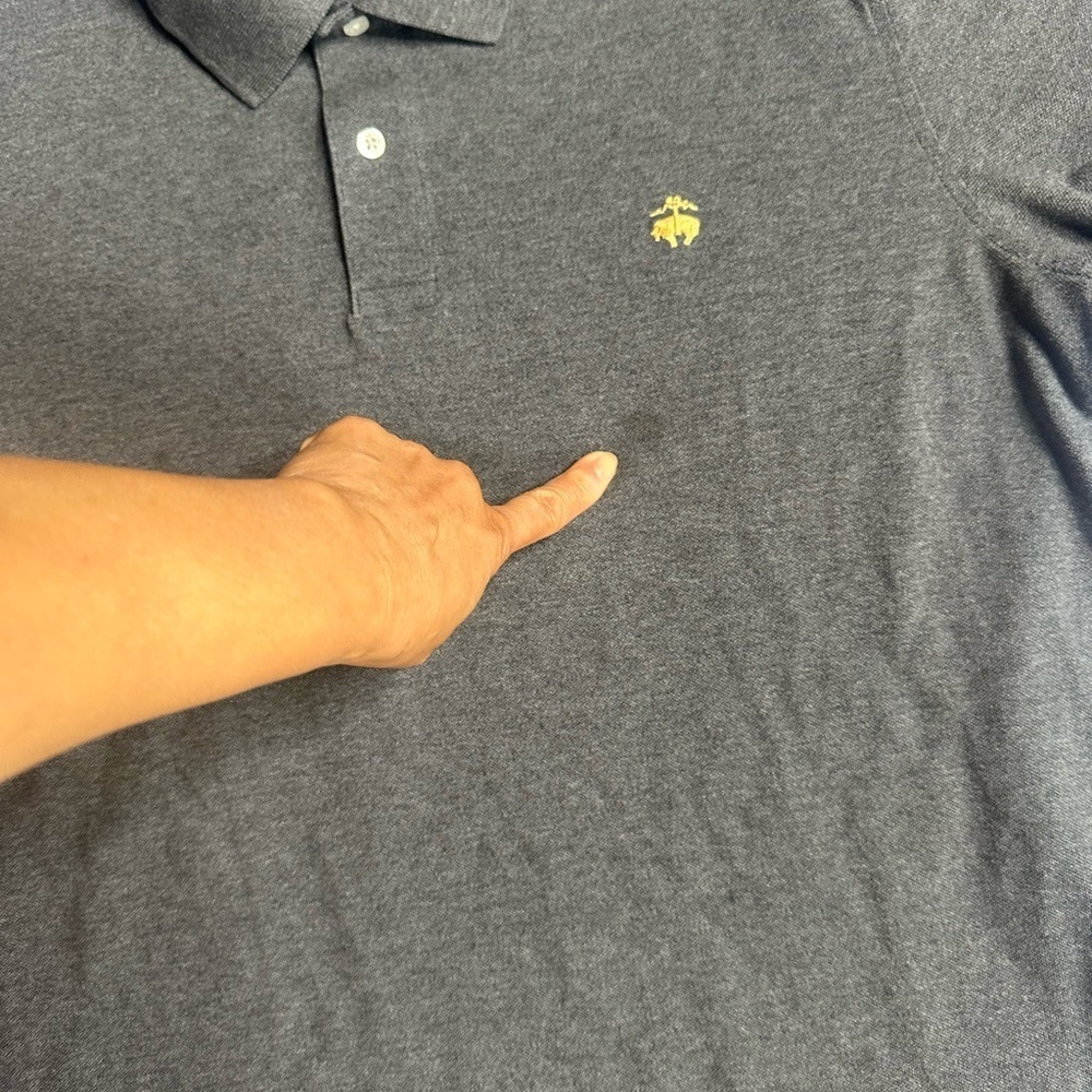 Brooks Brothers Charcoal Polo Shirt - Picture 5 of 10